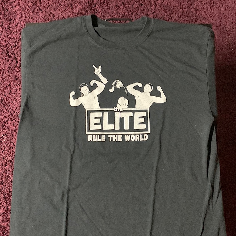 AEW WWE The Elite T-Shirt Large Black